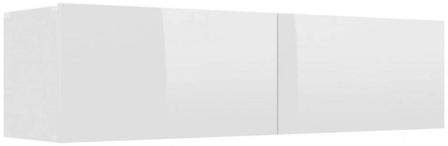 TV-Schrank Hochglanz-Weiß 120x30x30 cm Holzwerkstoff Bild 1