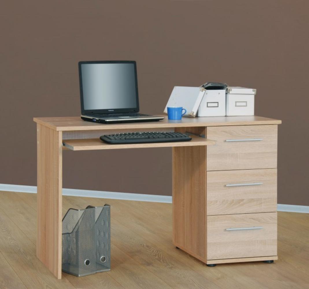 Schreibtisch Computertisch Bürotisch sonoma eiche sonoma Eiche sägerau Bild 1
