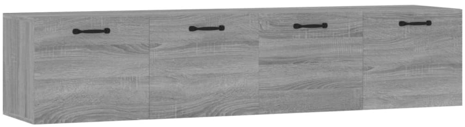 Wandschränke 2 Stk. Grau Sonoma 60x36,5x35 cm Holzwerkstoff Bild 1