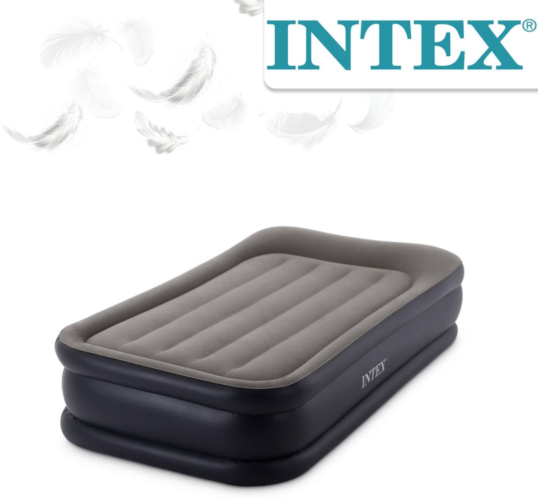 Intex Luftbett 191x99x42 cm mit integrierter Luftpumpe Gästebett Bild 1