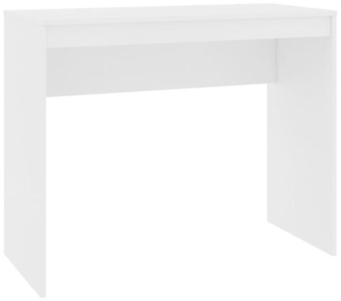 vidaXL Schreibtisch Weiß 90×40×72 cm Spanplatte Bild 1