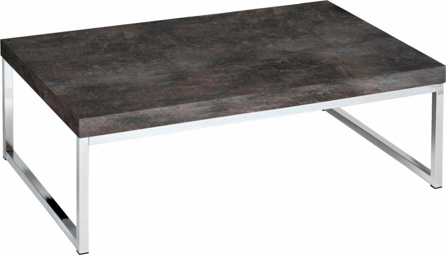 Couchtisch Wohnzimmertisch Tisch 107x67cm steinfarben dunkel Bild 1