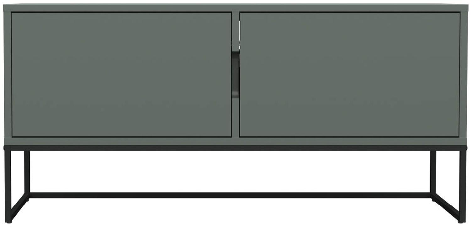 TV-Bank - Cubic - mit Türen - Grün Bild 1