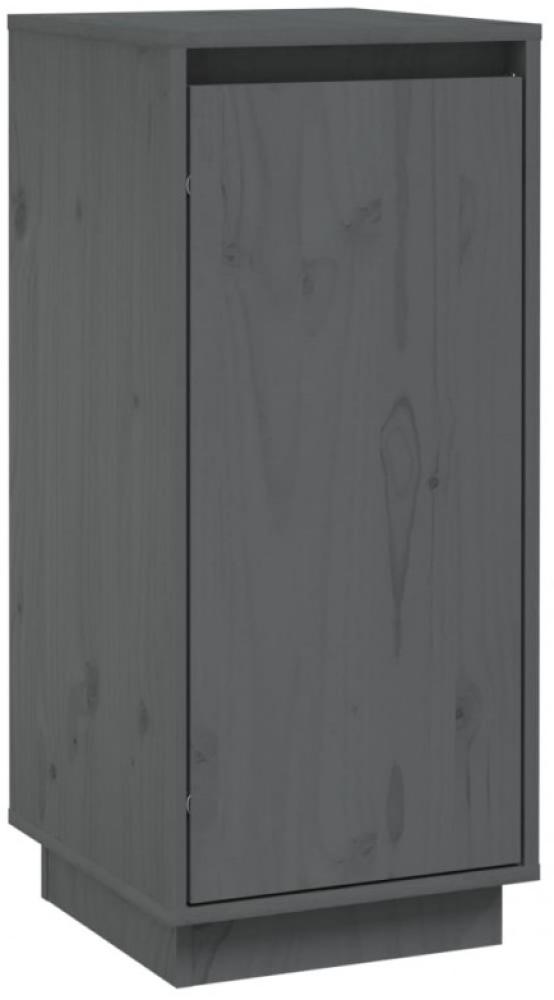 Sideboard Grau 31,5x34x75 cm Massivholz Kiefer [813354] Bild 1