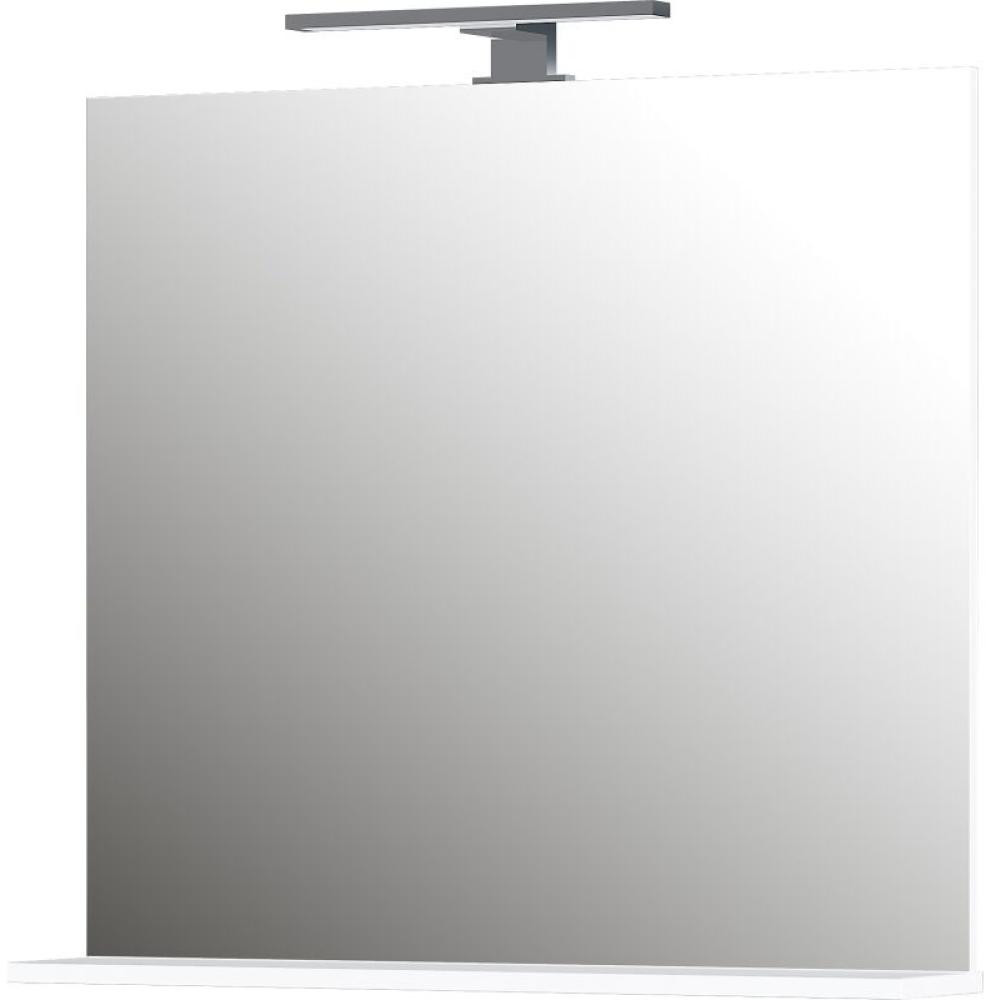 Caldari Spiegel Smilla mit LED-Beleuchtung, weiss, 76x75x15 cm Bild 1