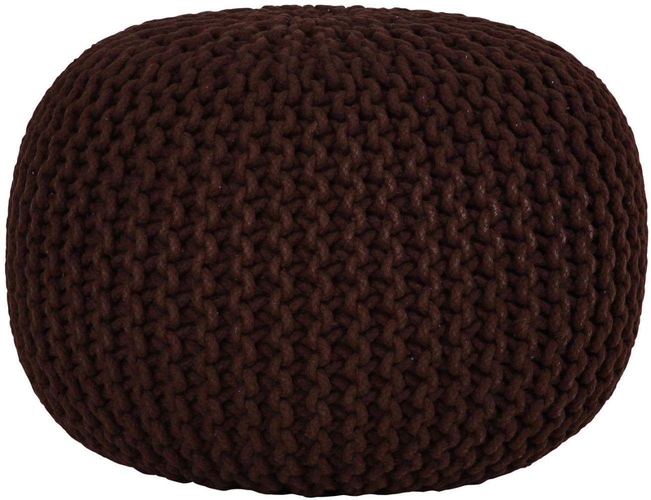 Stylefurniture Cottonball, Stoff, braun, 55 x 55 x 37 cm Bild 1