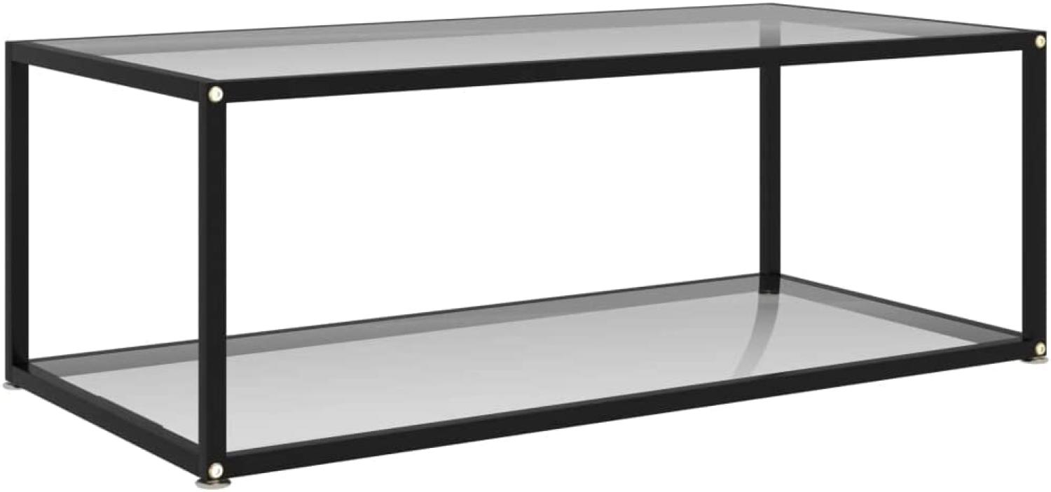 vidaXL Couchtisch Transparent 100x50x35 cm Hartglas Bild 1