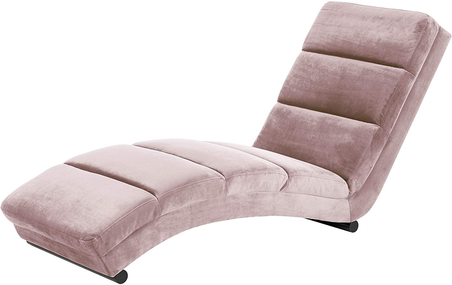 AC Design Furniture Sidse Chaiselongue, dusty rose, Samt, B: 60 x H: 82 x T: 170 cm, 1 Stück Bild 1