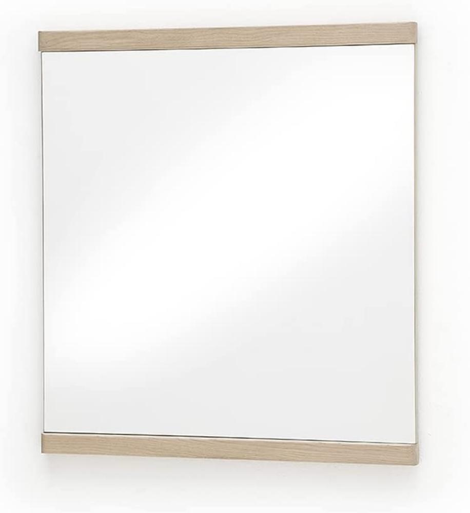 Garderobenspiegel Burgos 6 Eiche Bianco 75x82x3 cm Spiegel Wandspiegel Bild 1