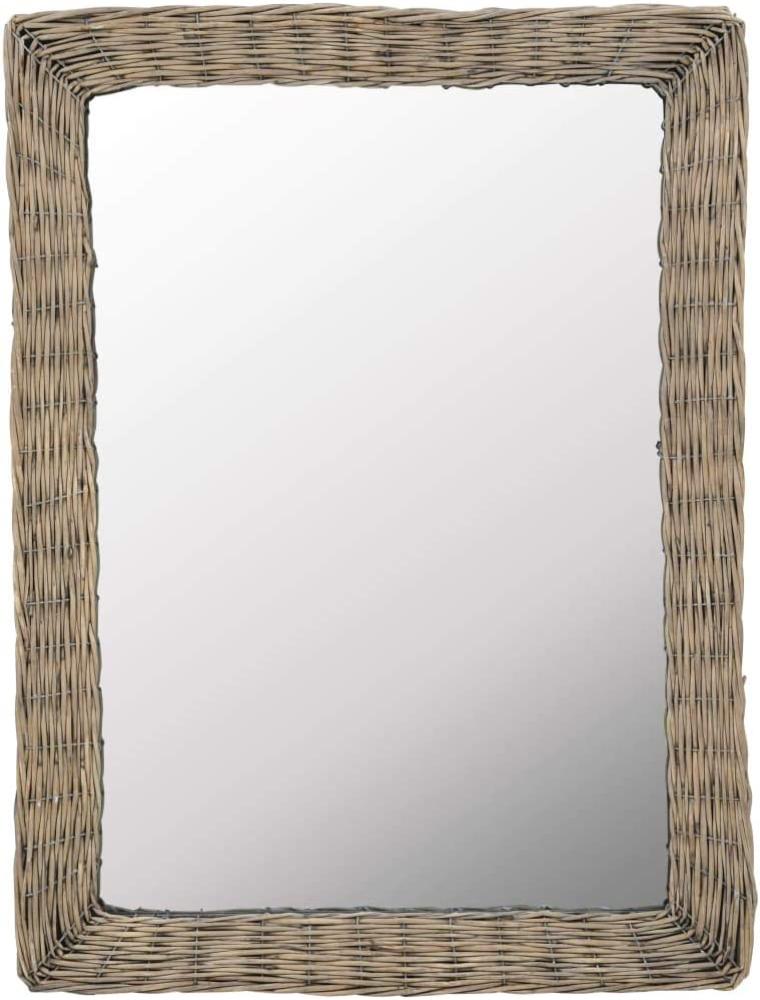 Spiegel Korbweide, Braun, 60 x 80 cm Bild 1