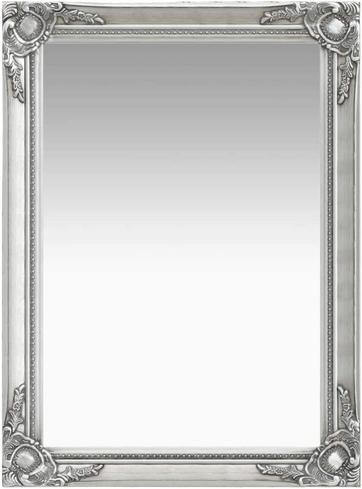 vidaXL Wandspiegel im Barock-Stil 60 x 80 cm Silbern Bild 1