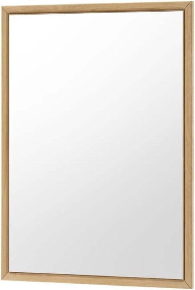 Garderobenspiegel Porto 55 Eiche bianco massiv 70x95x2 cm Spiegel Bild 1