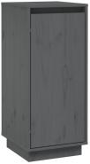 Sideboard Grau 31,5x34x75 cm Massivholz Kiefer [813354]