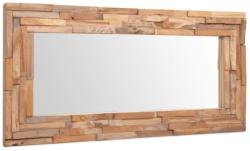 Dekorativer Spiegel rechteckig, Teak, 120 x 60 cm