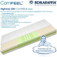 Schlaraffia 'Highway 220 ComFEEL' 7-Zonen Kaltschaum-Matratze H2, 90 x 200 cm