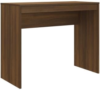Schreibtisch Braun Eichen-Optik 90x40x72 cm Holzwerkstoff