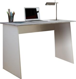 Schreibtisch Computer PC Laptop Büro Tisch Arbeitstisch Beton Optik