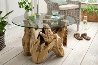 Couchtisch 60cm "Java" recyceltes Holz
