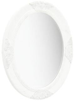 vidaXL Wandspiegel im Barock-Stil 50 x 60 cm Weiß [320348]