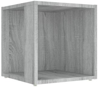 Beistelltisch Grau Sonoma 33x33x34,5 cm Holzwerkstoff