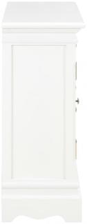 vidaXL Sideboard Weiß 70×28×70 cm Massivholz Kiefer