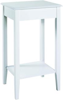 HAKU Möbel Konsole, Massivholz, weiß, 36 x 43 x 76 cm