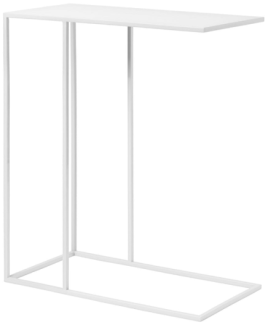 Blomus Beistelltisch Fera, Sofatisch, Beistell Tisch, Stahl pulverbeschichtet, White, 80 x 85 x 35 cm, 66199