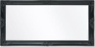 vidaXL Wandspiegel im Barock-Stil 120x60 cm Schwarz