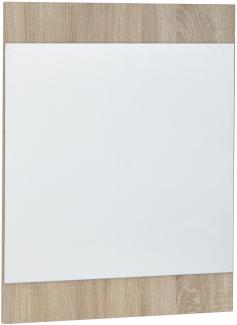 Wandspiegel Sonoma Eiche 60x80x1,8 cm Design Flurspiegel Groß Modern | Hängespiegel Spiegel Wand | Moderner Garderobenspiegel