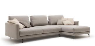 Hülsta Sofa von Rolf Benz 414 Eckgarnitur Stoff grau 300x172