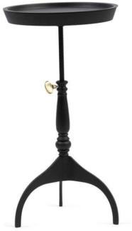 Rivièra Maison Beistelltisch "Crosby Adjustable End Table" black