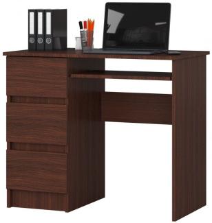 Schreibtisch Bürotisch Tisch A600 90x55x78 cm Wenge Ausführung Links