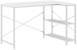 Computertisch Weiß 110x72x70 cm Holzwerkstoff