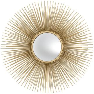 Casa Padrino Luxus Wohnzimmer Spiegel Gold - Designer Wandspiegel