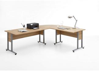 Schreibtisch 'CALVIA 2', Alteiche 160x80 cm