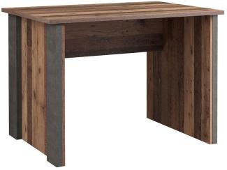 'Clif' Schreibtisch, Holzspanwerkstoff braun, 103 x 73,5 x 70 cm