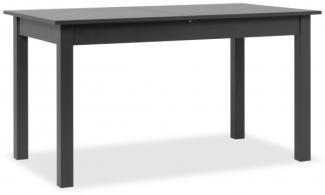 Esszimmertisch ausziehbar auf ca. 180 cm COBURG Anthrazit 140 x 80 cm Tisch