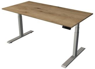 Kerkmann Schreibtisch Steh und Sitztisch MOVE 2 (B) 160 x (T) 80 cm Eiche