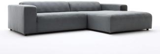 Hülsta Sofa von Rolf Benz Ecksofa 432 Stoff anthrazit grau 300x185 cm