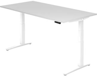 'XBHM2E' Sitz-Steh-Schreibtisch elektrisch 200x100cm Weiß Weiß