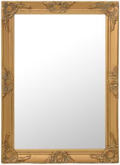 vidaXL Wandspiegel im Barock-Stil 60 x 80 cm Golden