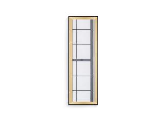 Branda Rahmenspiegel Schwarz-Gold - 50 x 150cm