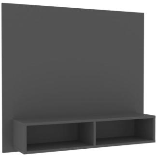 TV-Wandschrank Grau 102x23,5x90 cm Spanplatte