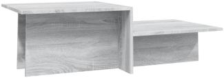 vidaXL Couchtisch Grau Sonoma 111,5x50x33 cm Holzwerkstoff