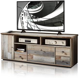 Möbel-Eins BALI IV TV-Unterteil, Material Dekorspanplatte, braun