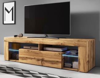 TV-Lowboard 'Mount' Wotan Eiche, 140 x 50,5 x 35 cm