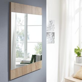 Wandspiegel Sonoma Eiche 60x80x1,8 cm Design Flurspiegel Gross Modern