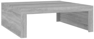 Couchtisch Grau Sonoma 100x100x35 cm Holzwerkstoff
