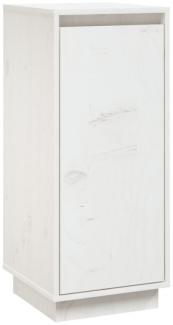 Sideboard Weiß 31,5x34x75 cm Massivholz Kiefer [813352]