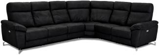 Selesta Ecksofa VSS-Recliner schwarz Couch Garnitur Wohnzimmer Sitzmöbel Möbel